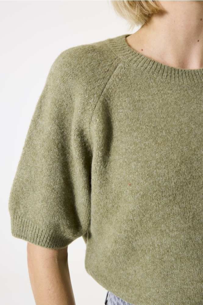 Garcia groene dames trui | Close up