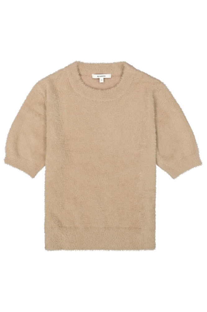 Garcia taupe dames trui | Vooraanzicht