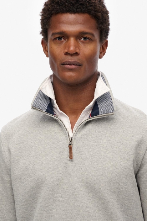Superdry grijze heren sweater | Unique Selling Point
