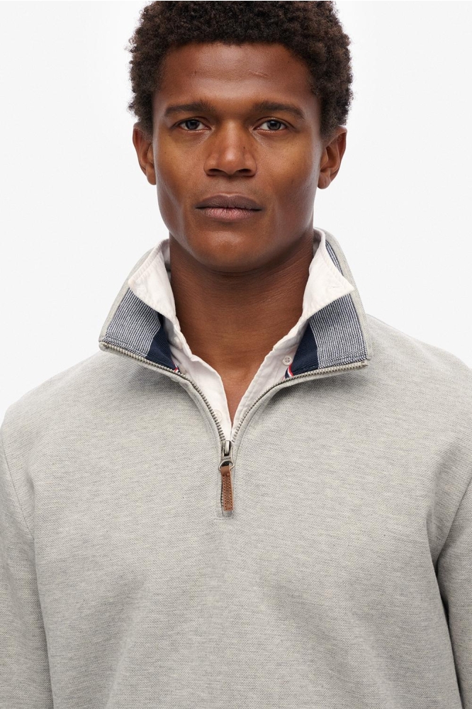 Superdry grijze heren sweater | Unique Selling Point