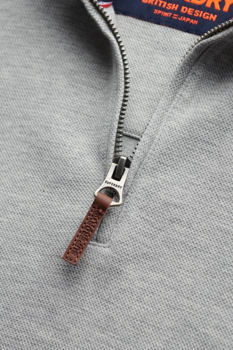 Superdry grijze heren sweater | Kleurstaal