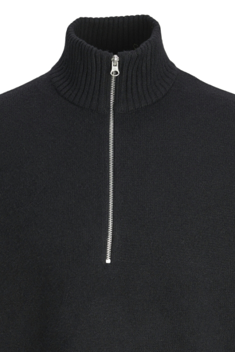 Jack & Jones zwarte heren trui | Close up