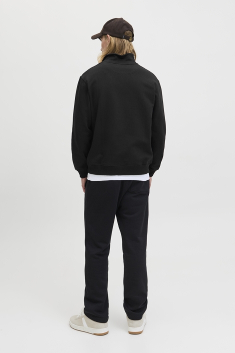 Jack & Jones zwarte heren sweater | Model