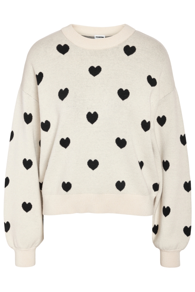 Noisy may beige dames trui | Vooraanzicht