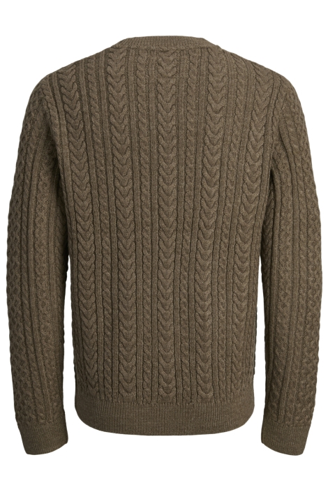 Jack & Jones bruine heren trui | Achteraanzicht