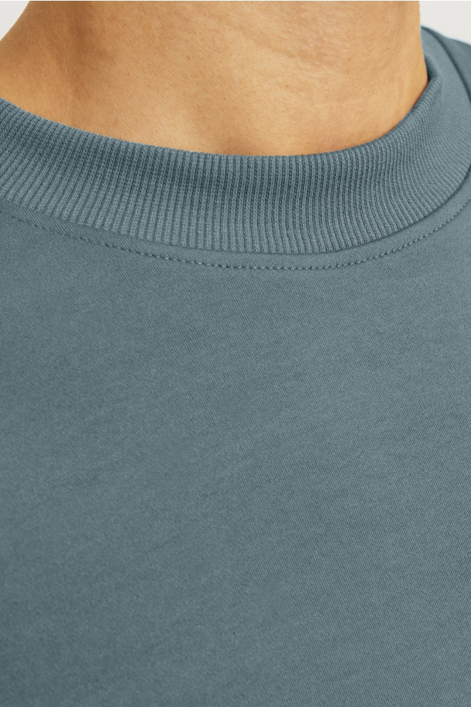 Jack & Jones blauwe heren sweater | Close up
