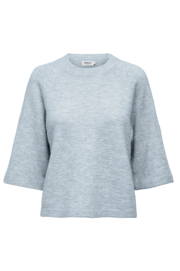 Only ONLSIMONI 3/4 PULLOVER KNT NOOS 15333199 CASHMERE BLUE/MELANGE
