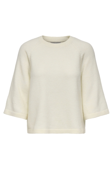 Only ONLSIMONI 3/4 PULLOVER KNT NOOS 15333199 BIRCH/MELANGE