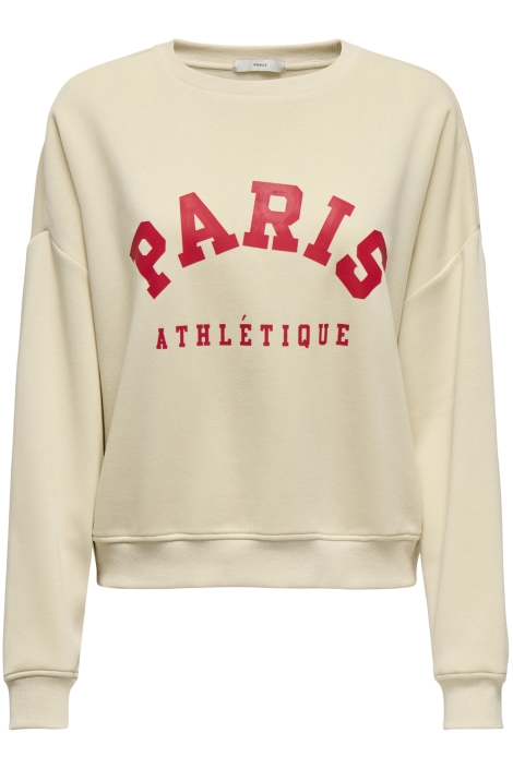 Only beige dames sweater | Vooraanzicht