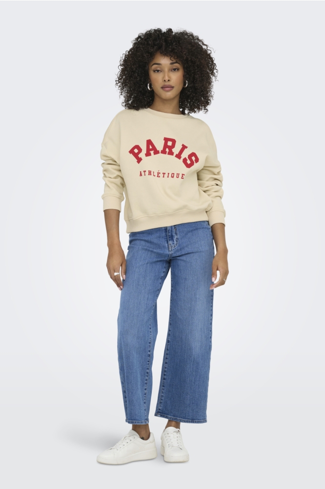 Only beige dames sweater | Model