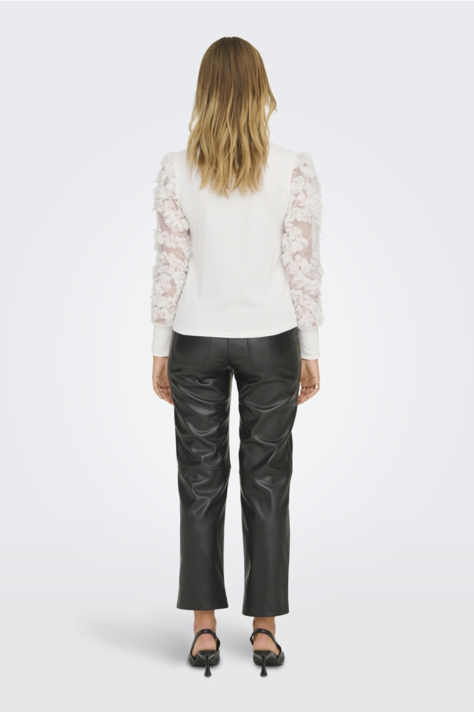 Jacqueline de Yong witte dames sweater | Model