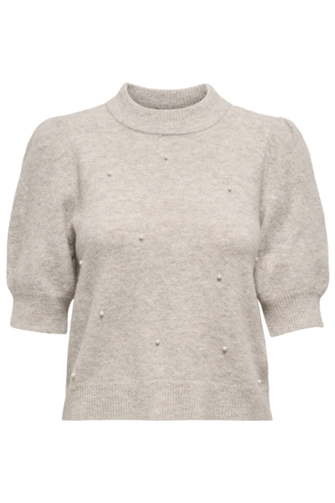 Jacqueline de Yong beige dames trui | Vooraanzicht