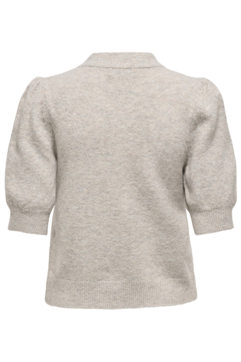 Jacqueline de Yong beige dames trui | Achteraanzicht