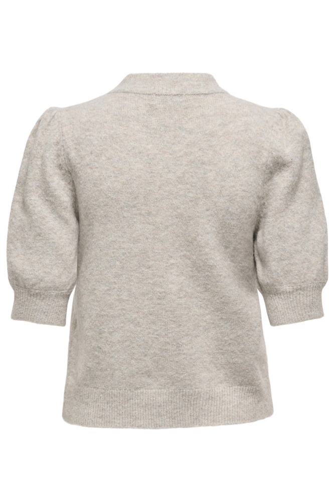 Jacqueline de Yong beige dames trui | Achteraanzicht