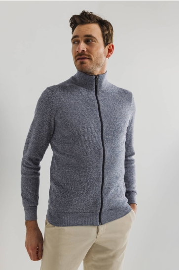 State of Art Vest MOULINE VEST MET HONINGRAAT PATROON 16115085 5793