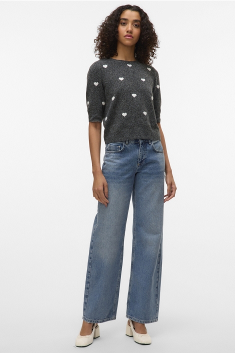 Vero Moda grijze dames trui | Model