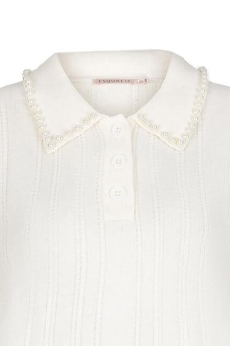 EsQualo witte dames trui | Close up