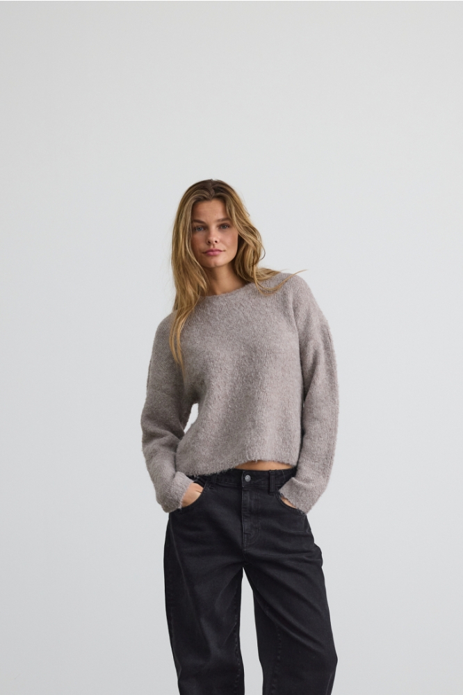 Noisy may zand dames trui | Model