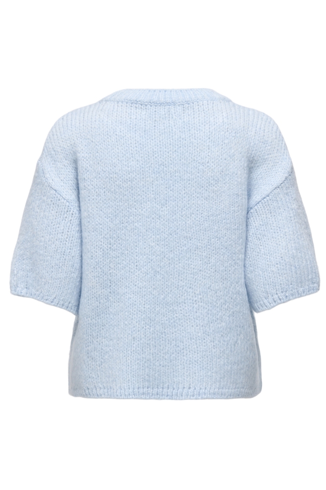 Jacqueline de Yong blauwe dames trui | Achteraanzicht