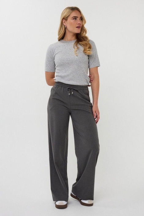 EsQualo grijze dames t-shirt | Model