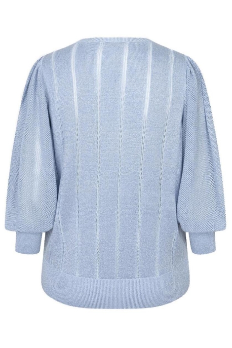 EsQualo blauwe dames trui | Achteraanzicht