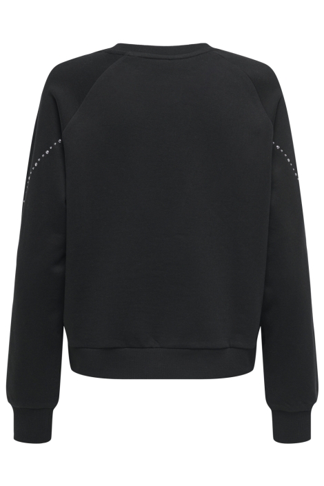 Jacqueline de Yong zwarte dames sweater | Achteraanzicht