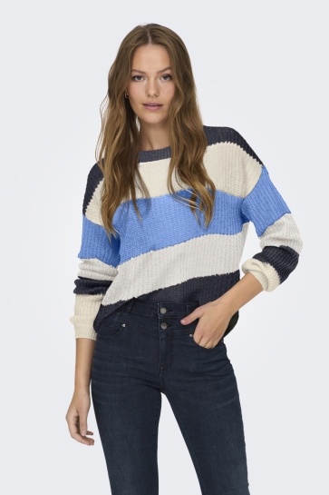 Jacqueline de Yong Trui JDYBADUT L/S PULLOVER KNT 15211499 TOTAL ECLIPSE
