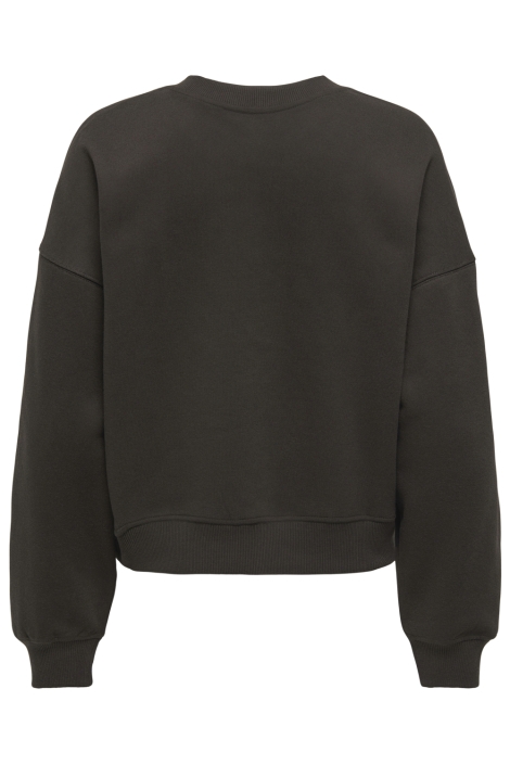 Only bruine dames sweater | Achteraanzicht