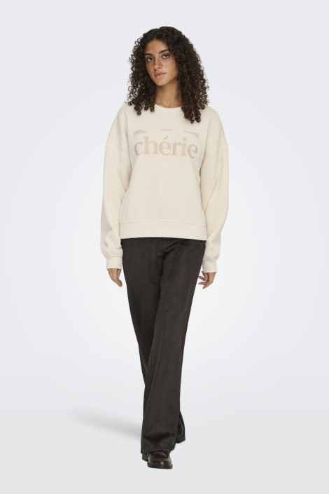 Only beige dames sweater | Model