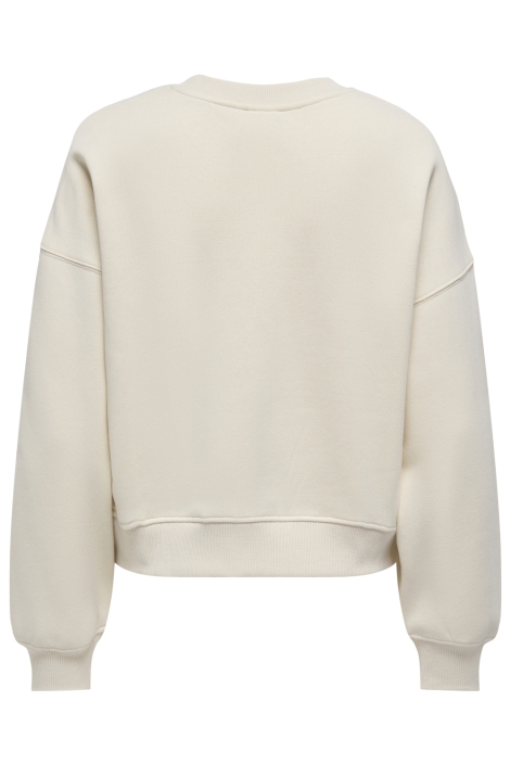 Only beige dames sweater | Achteraanzicht