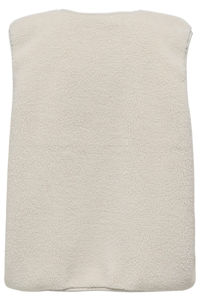 Only beige dames gilet | Achteraanzicht