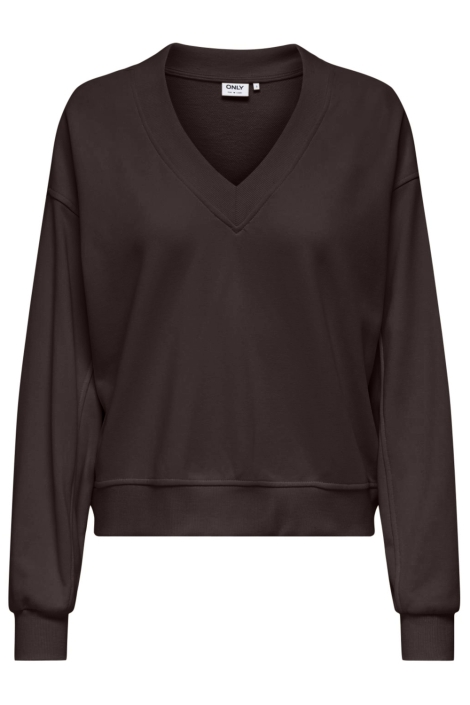 Only bruine dames sweater | Vooraanzicht