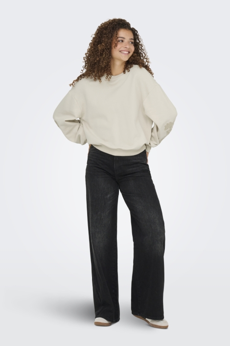Only beige dames sweater | Model