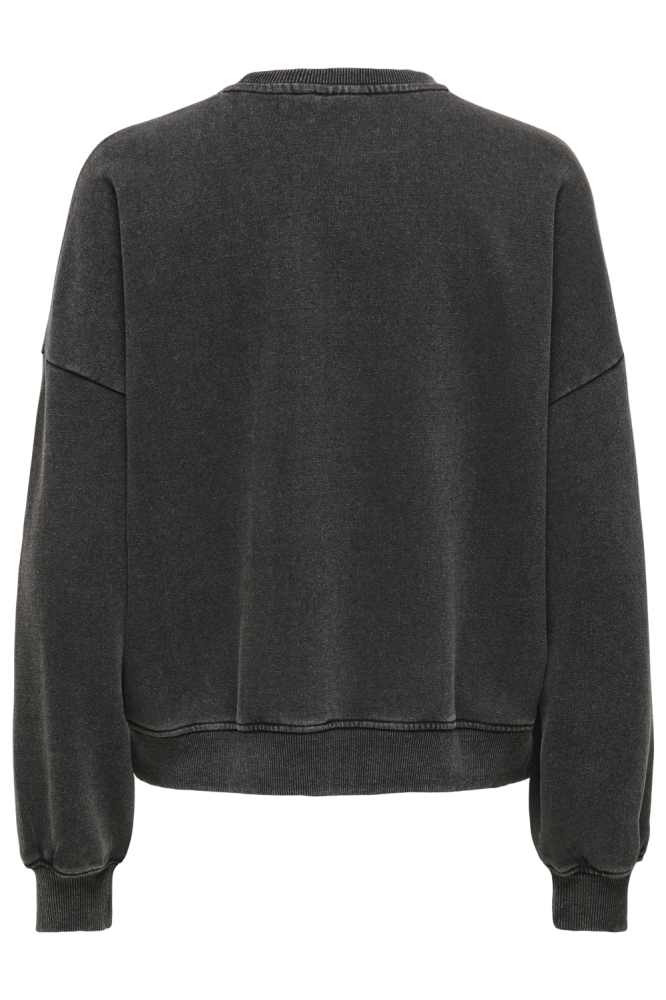 Only zwarte dames sweater | Achteraanzicht