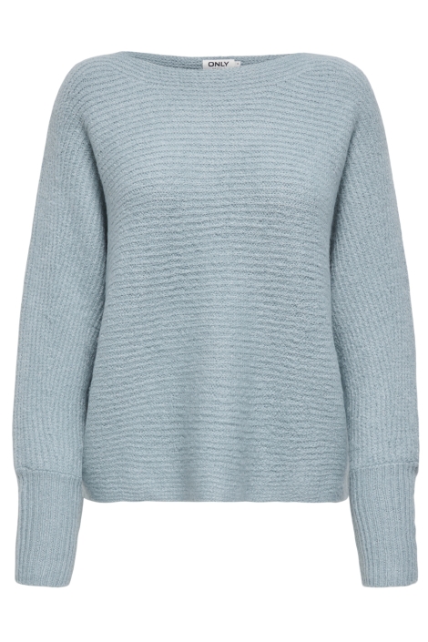 Only blauwe dames trui | Vooraanzicht