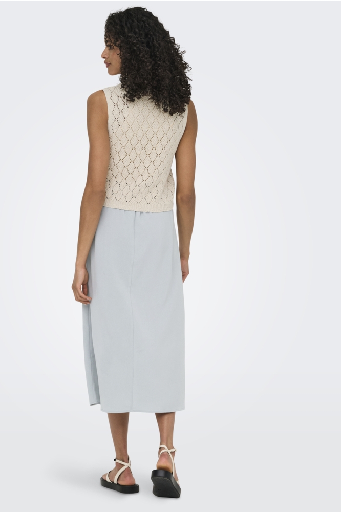 Only ecru dames gilet | Model