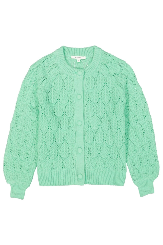 Garcia groene dames vest | Vooraanzicht