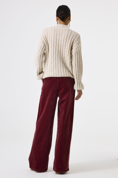Garcia beige dames trui | Model