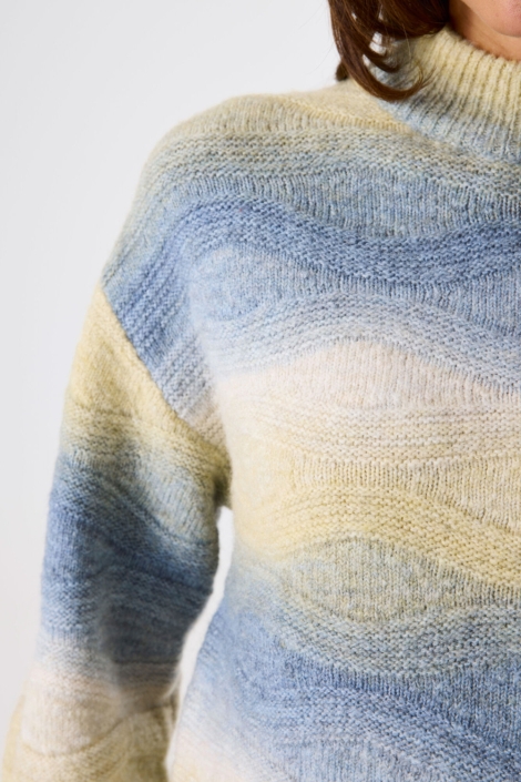 Garcia gele dames trui | Close up