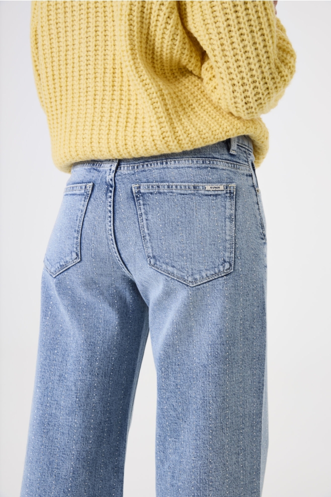 Garcia blauwe dames jeans | Close up