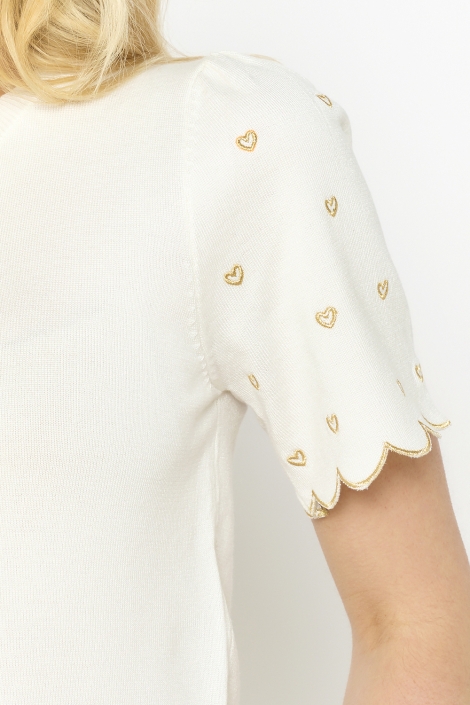 LolaLiza witte dames trui | Unique Selling Point