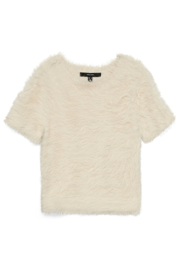Vero Moda Trui VMFLUFFY SS O-NECK PULLOVER 10336640 BIRCH