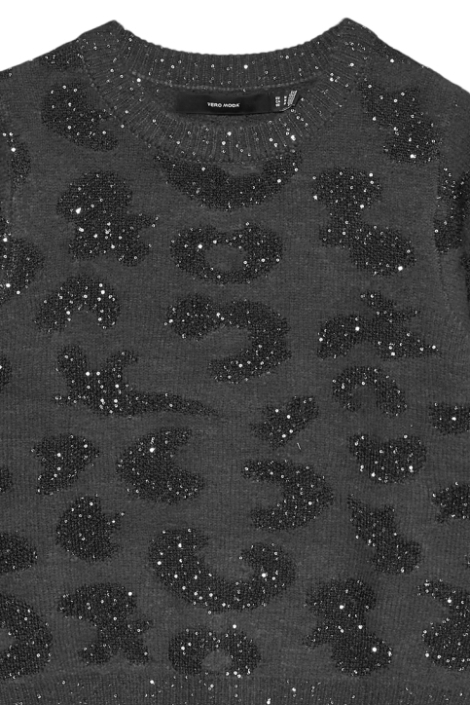 Vero Moda grijze dames trui | Close up