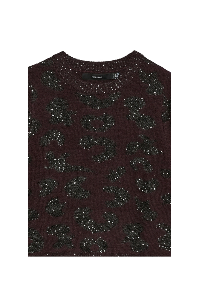 Vero Moda bordeaux dames trui | Close up