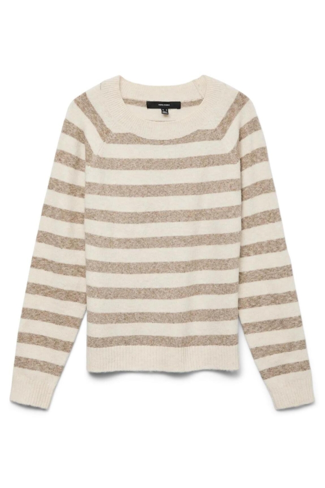 Vero Moda beige dames trui | Vooraanzicht