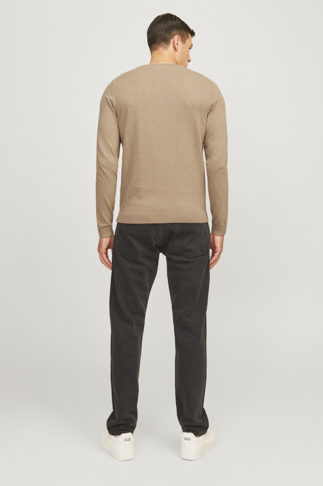 JJ Rebel beige heren trui | Model