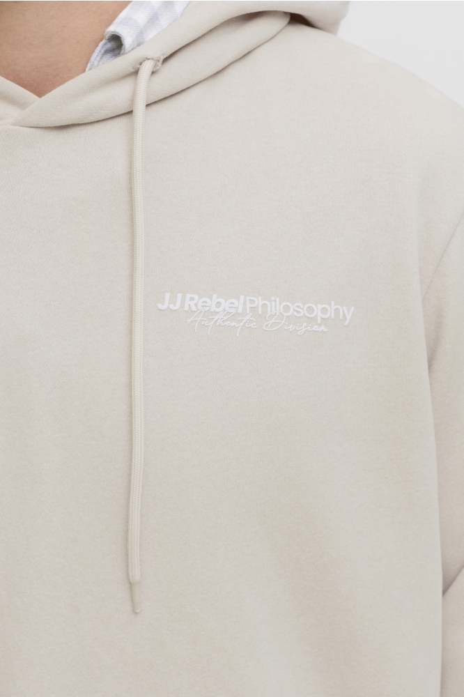 JJ Rebel beige heren sweater | Kleurstaal