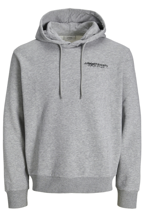 JJ Rebel grijze heren sweater | Vooraanzicht