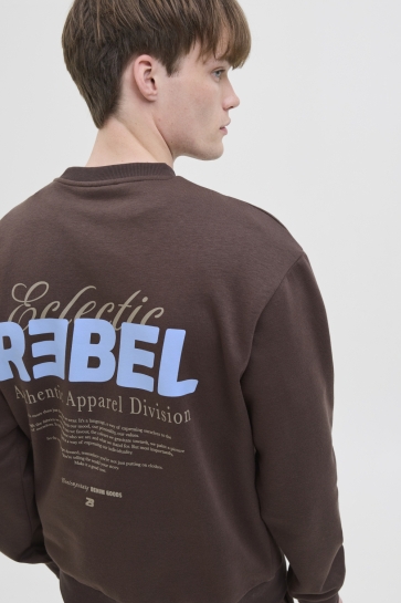 JJ Rebel Trui JREBJIM SWEAT CREW NECK SN 12279417 BRACKEN