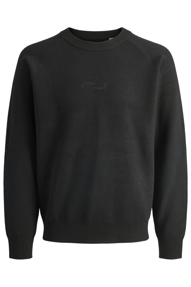 Jack & Jones zwarte heren trui | Vooraanzicht